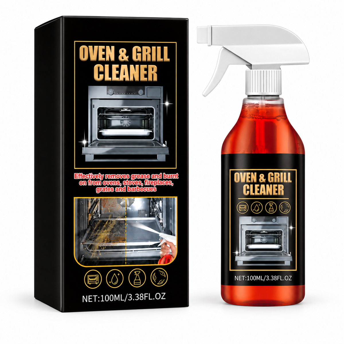 Oven & Grill Grease Remover Cleaner