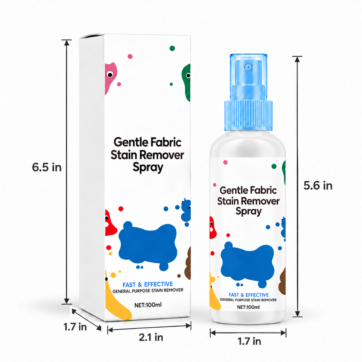 Gentle Fabric Stain Remover Spray